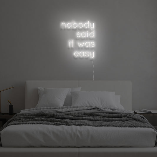 Nobody Said It Was Easy